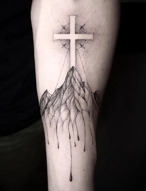 Tattoos For Men On Arm Cross