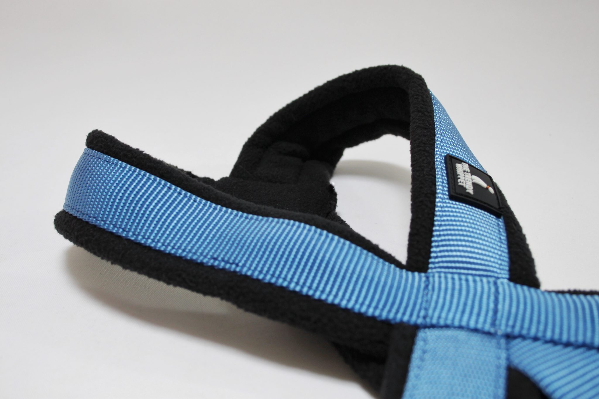 Blue Padded Fleece Whippet Harness Greyhound Italian Lurcher