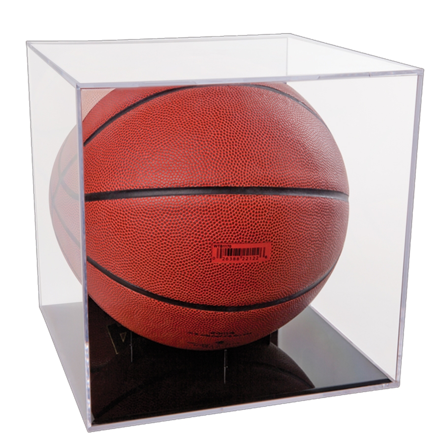 Football Display Case with Grandstand HolderThe Trophy Trolley