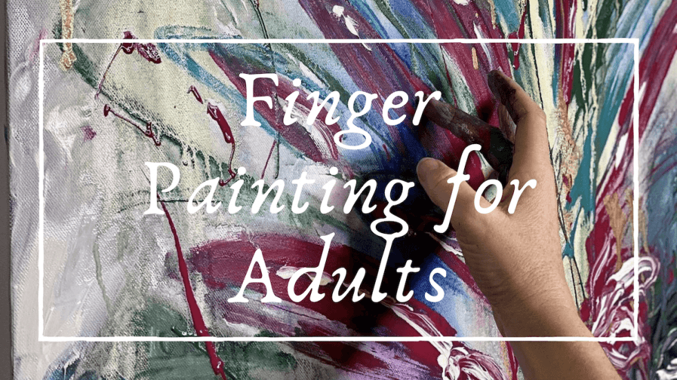 Finger Painting for Adults • The Turquoise Iris