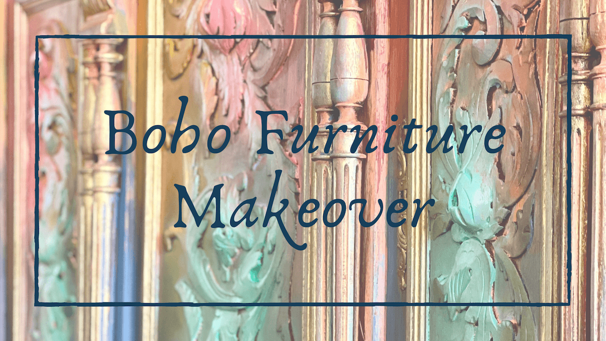 Boho Furniture Makeover • The Turquoise Iris