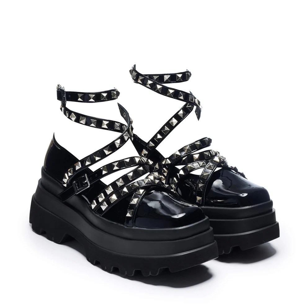 Sima Studded Platform Shoes The Underground Factory