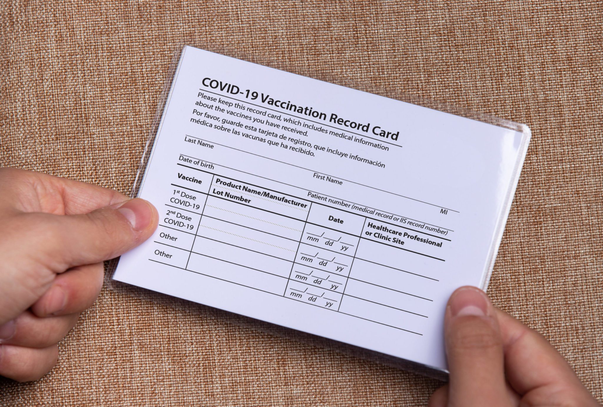 Should You Laminate Your COVID19 Vaccination Record? The UPS Store