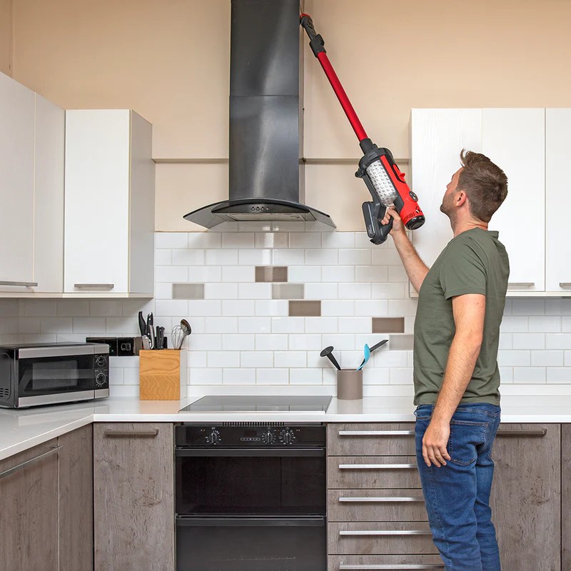 Numatic Henry Quick Cordless Bagged Stick Vacuum Cleaner Red The