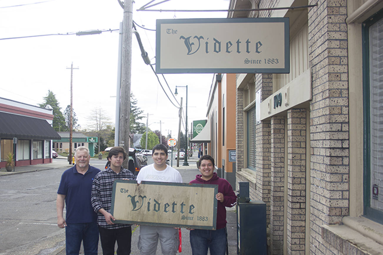 New sign, old look for The Vidette The Vidette