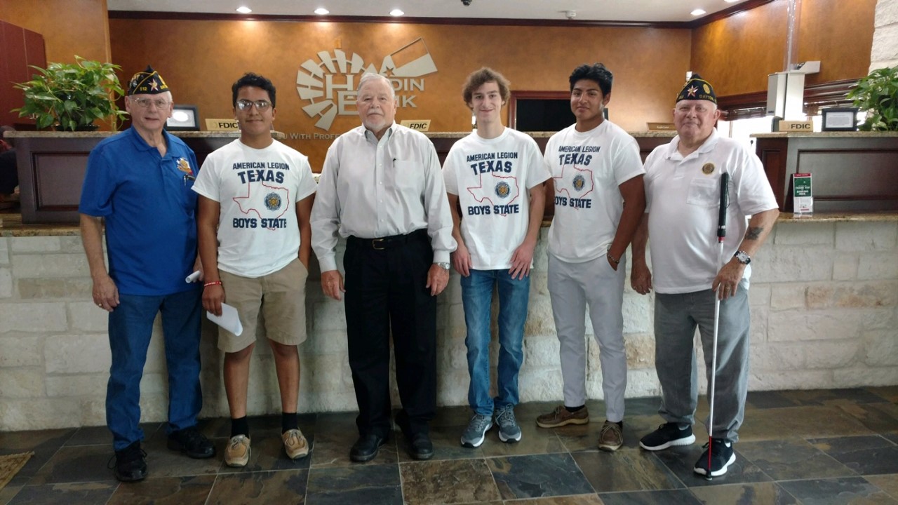 Dayton American Legion and banks send youths to Boys State Liberty
