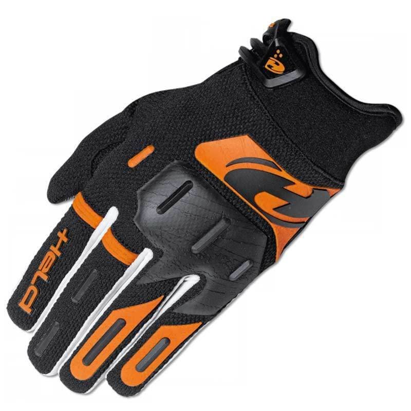 Held Hardtack Motocross Gloves (Black/Orange) The Visor