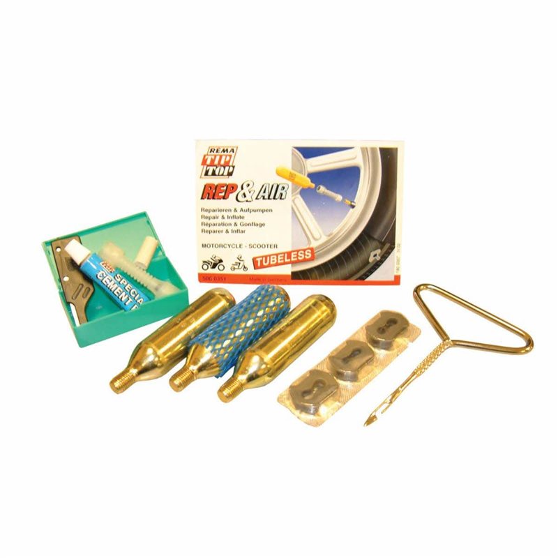 Bikeit Motorcycle Puncture Repair Kit The Visor