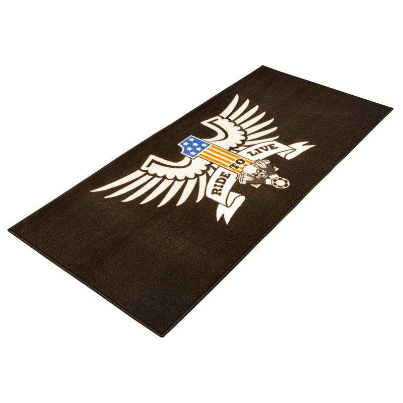 Bikeit Motorcycle Garage Mat Series 3 American Eagle The Visor