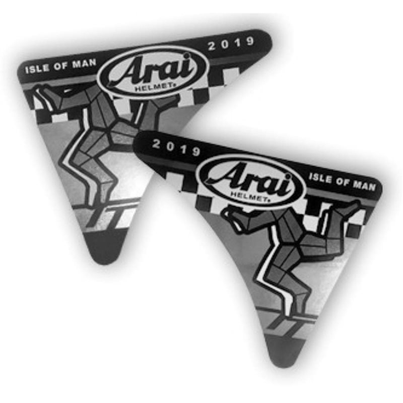 Arai Isle Of Man TT 2019 Visor Stickers The Visor