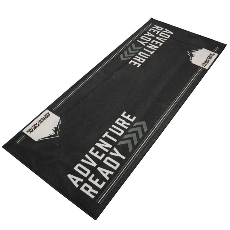 Bikeit Garage Mat Adventure Series Grey The Visor
