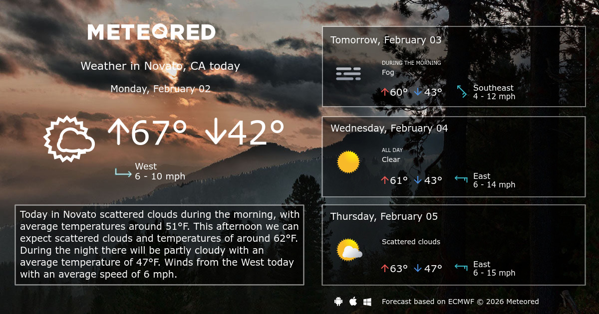 Weather Forecast For Novato Ca at Anthony Nance blog