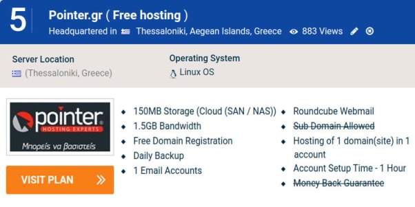 Pointer.gr (?Free hosting?)