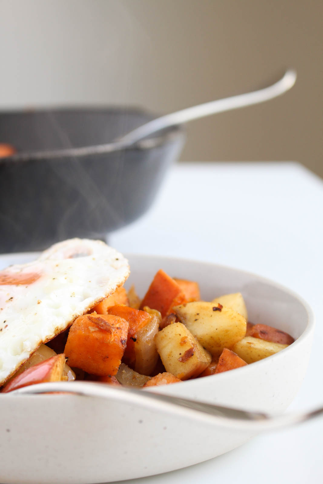Caramelized Apple, Onion & Sweet Potato Hash The Wheatless Kitchen