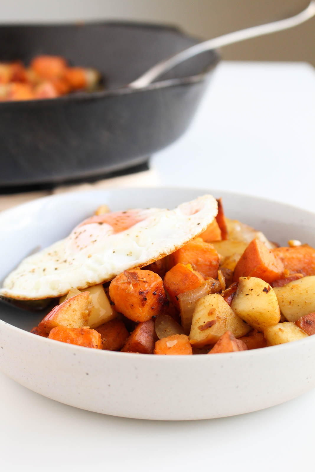 Caramelized Apple, Onion & Sweet Potato Hash The Wheatless Kitchen