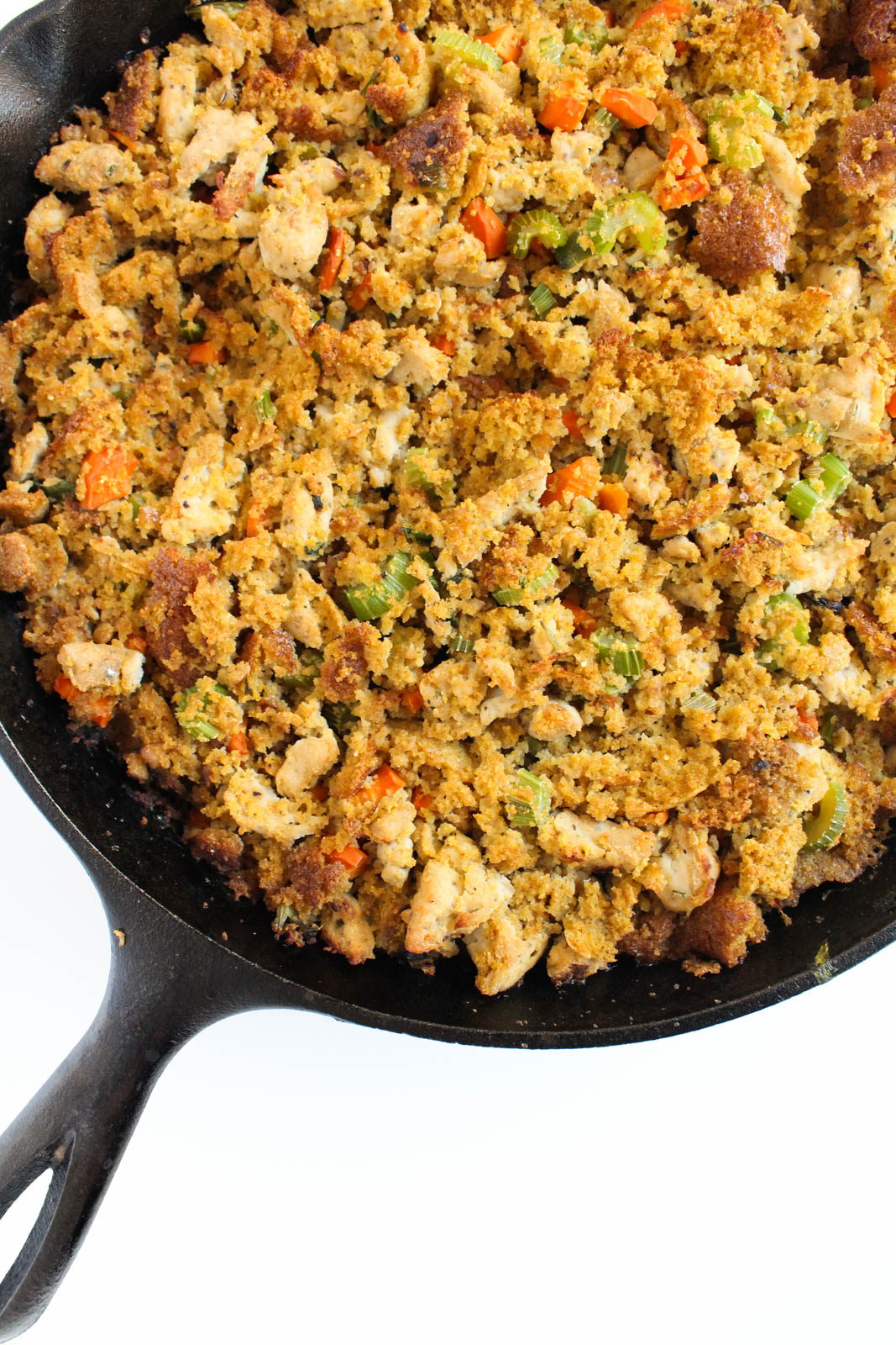 Skillet Cornbread & Sausage Stuffing The Wheatless Kitchen