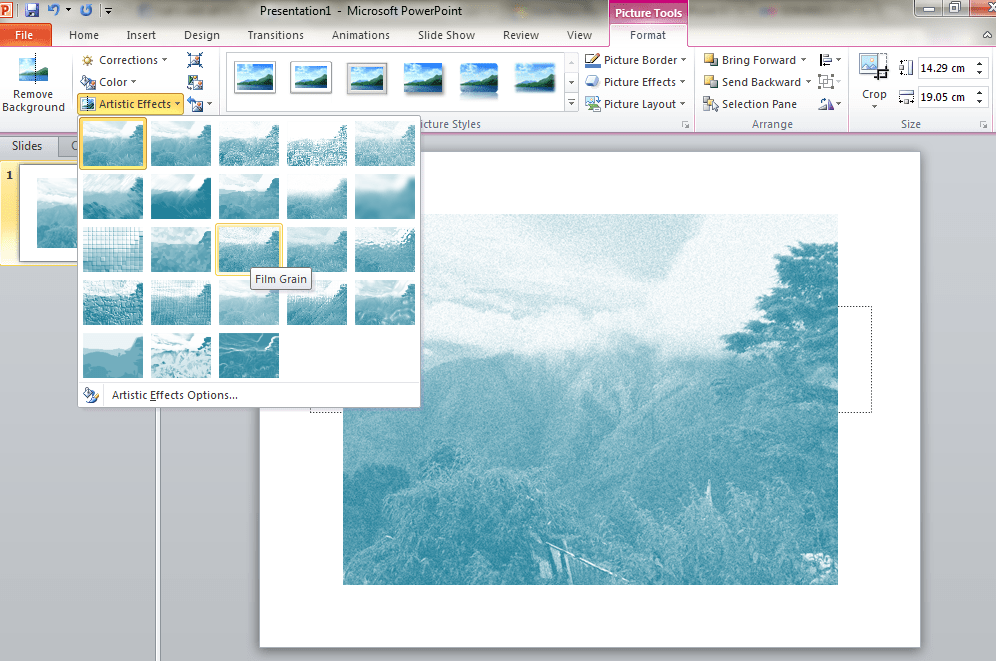 How to create a textured slide background in PowerPoint