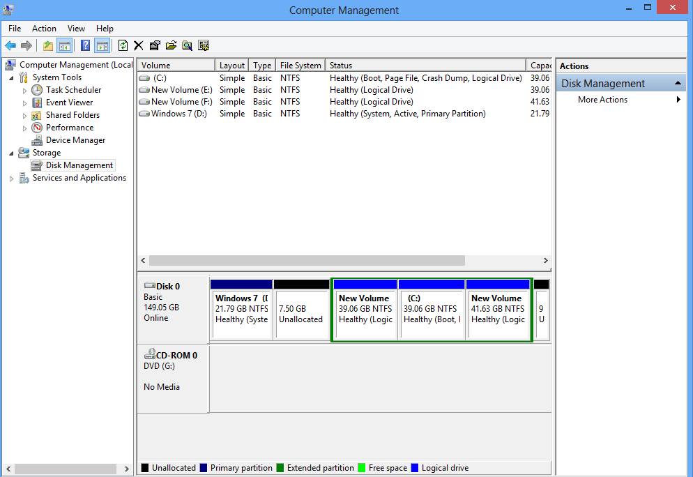 Windows 8.1 Disk Management Tool at Hunter Peacock blog