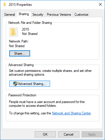 Fix Your folder cannot be shared error in Windows 11/10