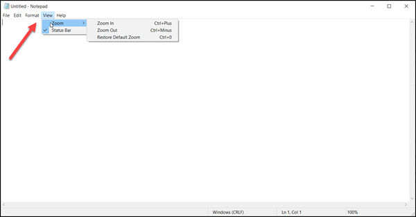 New features in Notepad in Windows 10 Info Hack News