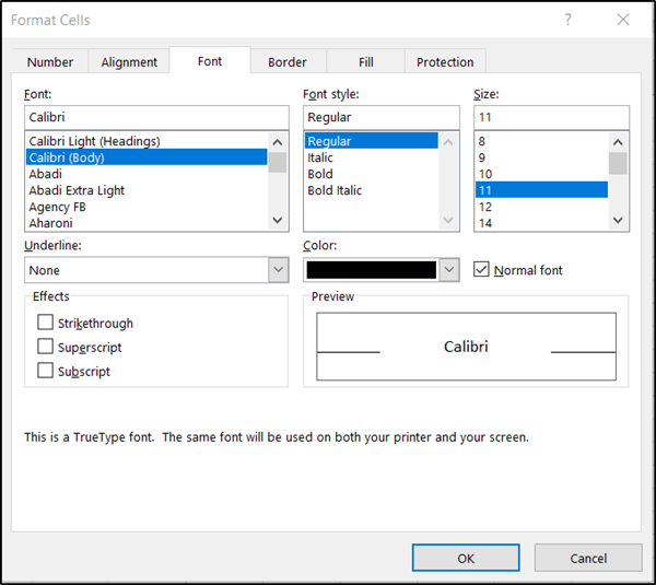 How to change default font in Word, Excel, PowerPoint on