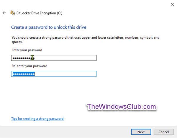Turn On BitLocker for Windows 10 Operating System Drives without TPM