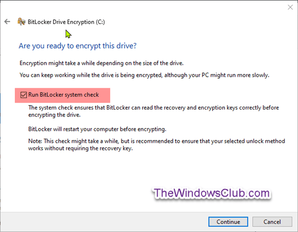 Turn On BitLocker for Windows 10 Operating System Drives without TPM