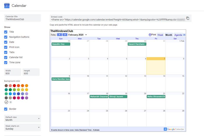 How to customize and embed Google Calendar on any webpage How to customize and embed Google Calendar on any webpage