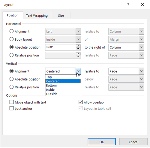 How to change Text Direction by rotating text in Word