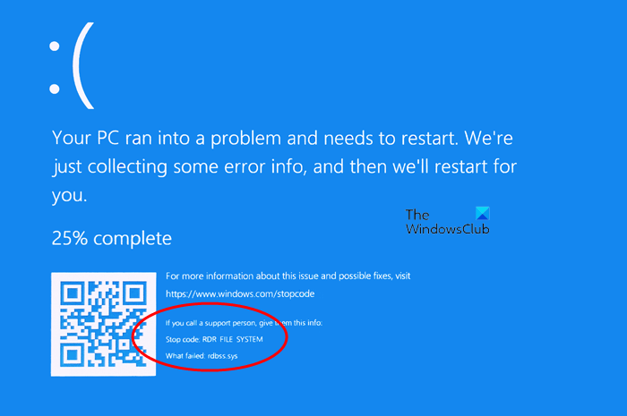 Fix RDR_FILE_SYSTEM Blue Screen on Windows 10