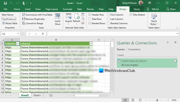 How to open TSV files on Windows 10 PC