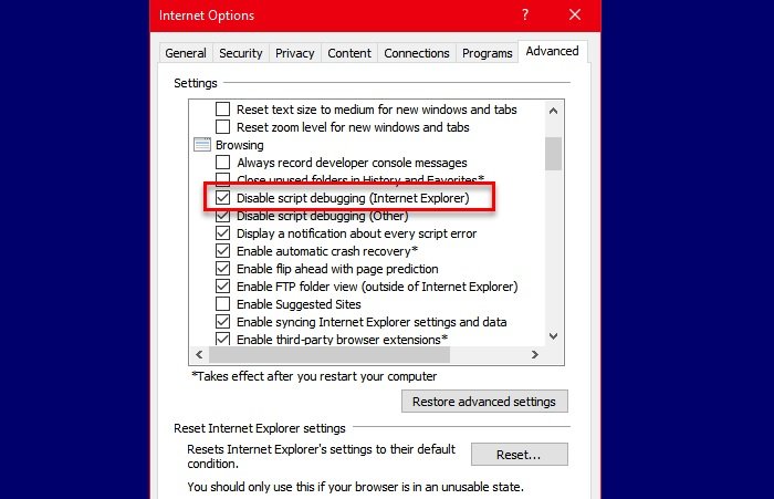 Fix “Not Responding Due To A Long-Running Script” Error On Ie11 Fix Long-Running Script Error On Internet Explorer 11