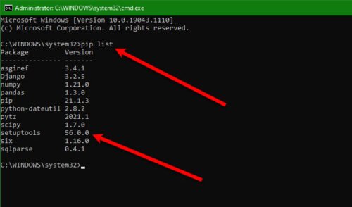 Fix Command python setup.py egg_info failed with error code 1