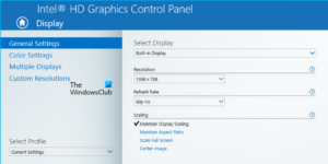 Fix Screen Resolution problems in Windows 11/10