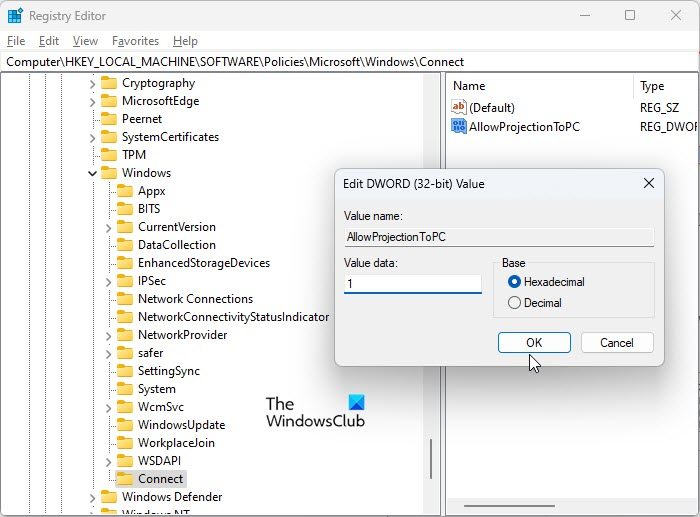 How to Enable or Disable Projecting to this PC in Windows 11