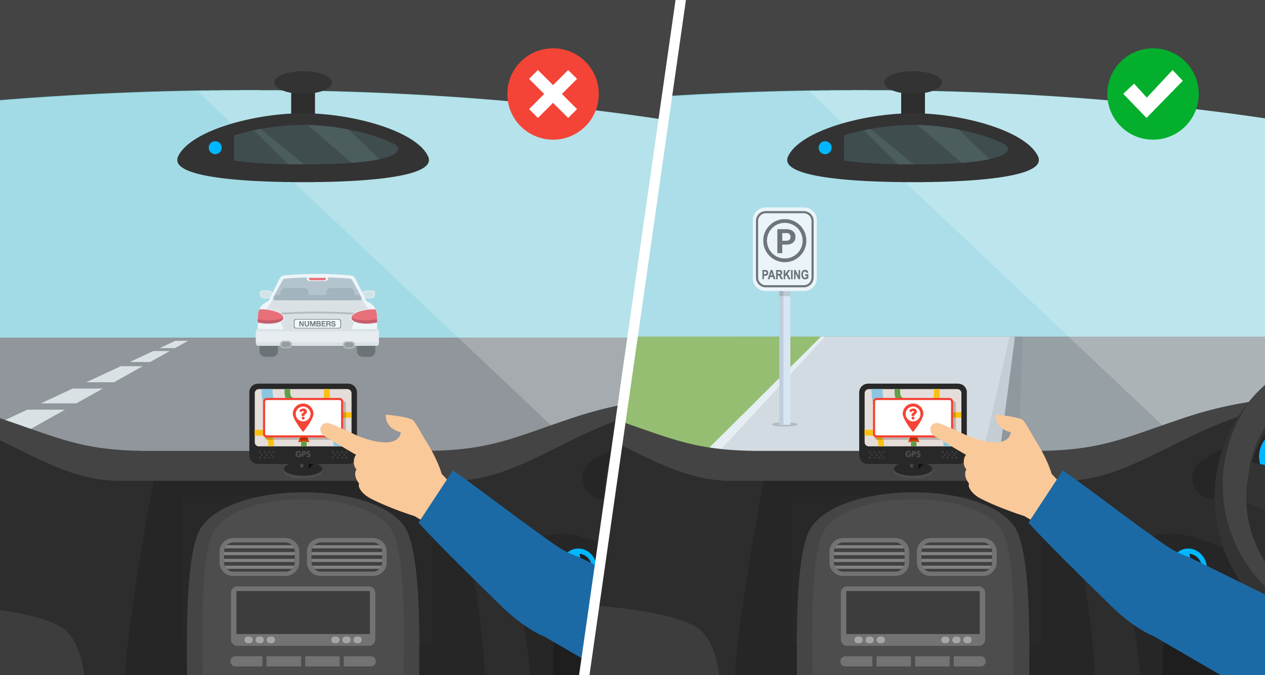Where to Place your SatNav in your Car The Windscreen Company