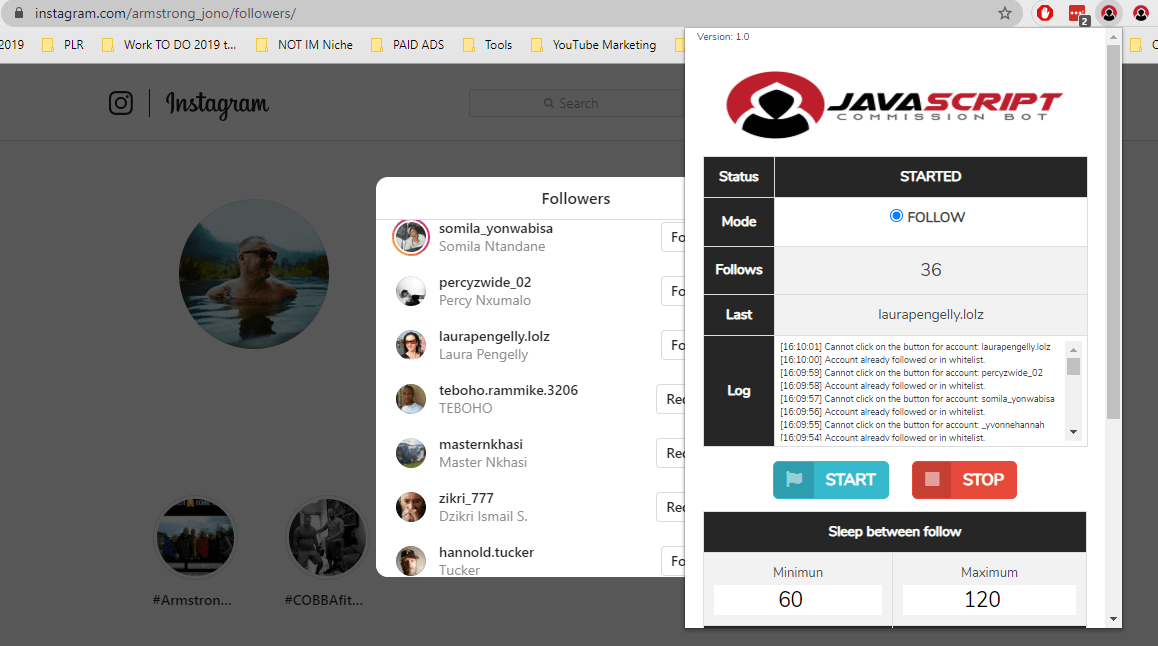JavaScript Commission Bot Review The Wolf Of Online