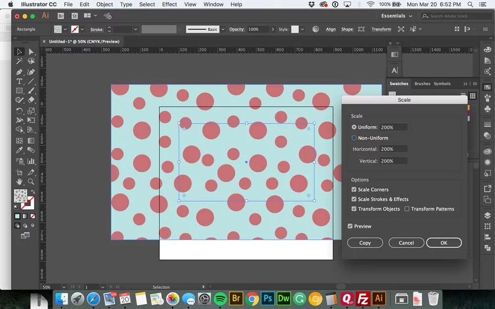 How to Make a Repeating Seamless Pattern in Illustrator Wonder Forest