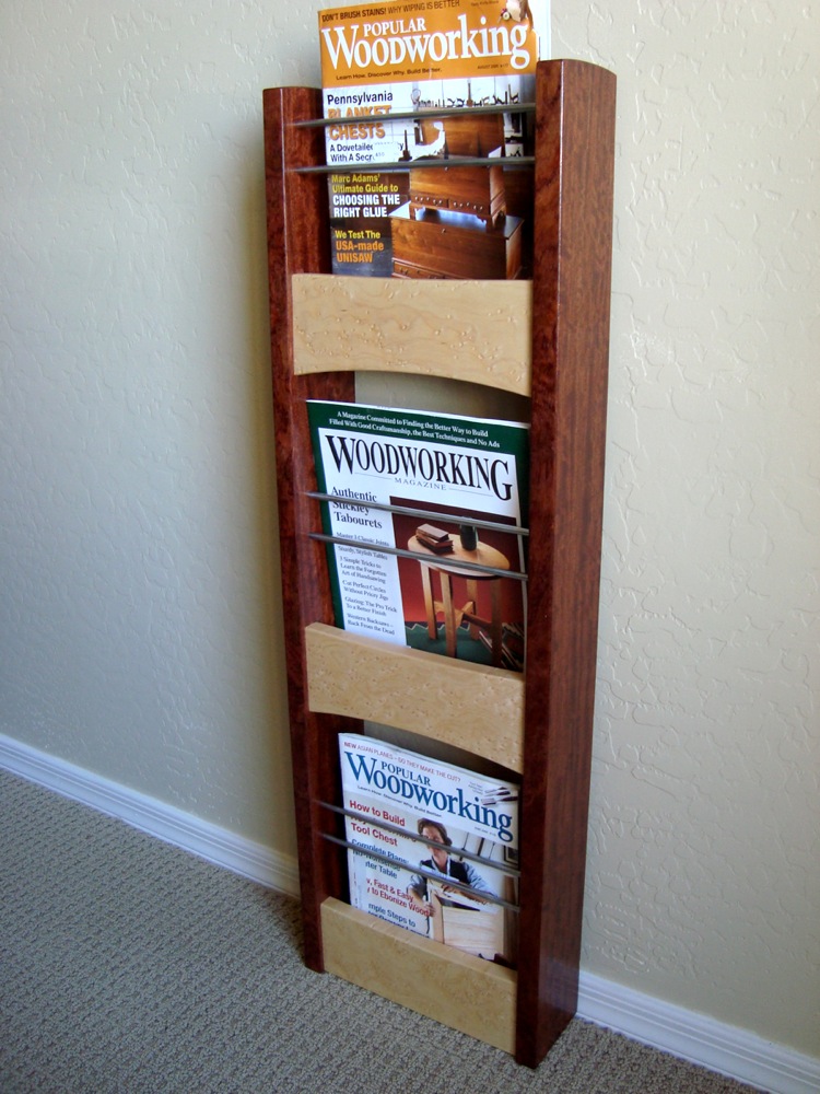 186 WallHanging Magazine Rack The Wood Whisperer