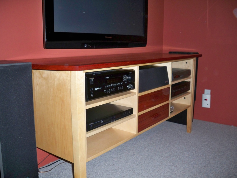 Low Entertainment Center / Low Console Entertainment Center by Darryl