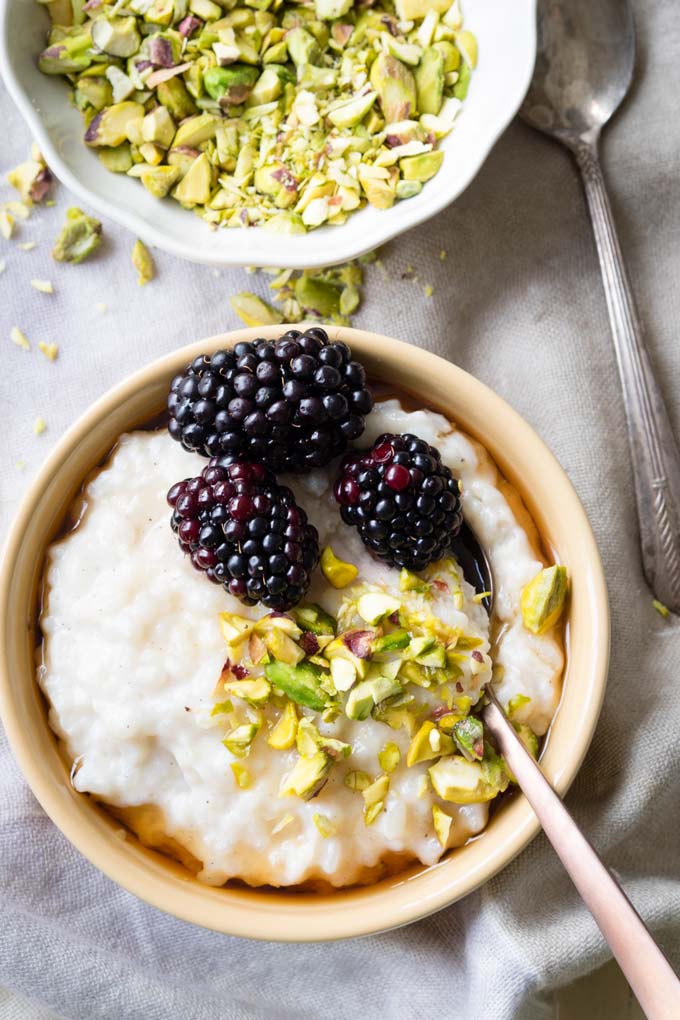 Almond Milk Rice Pudding (Vegan, GF, DF) The Worktop
