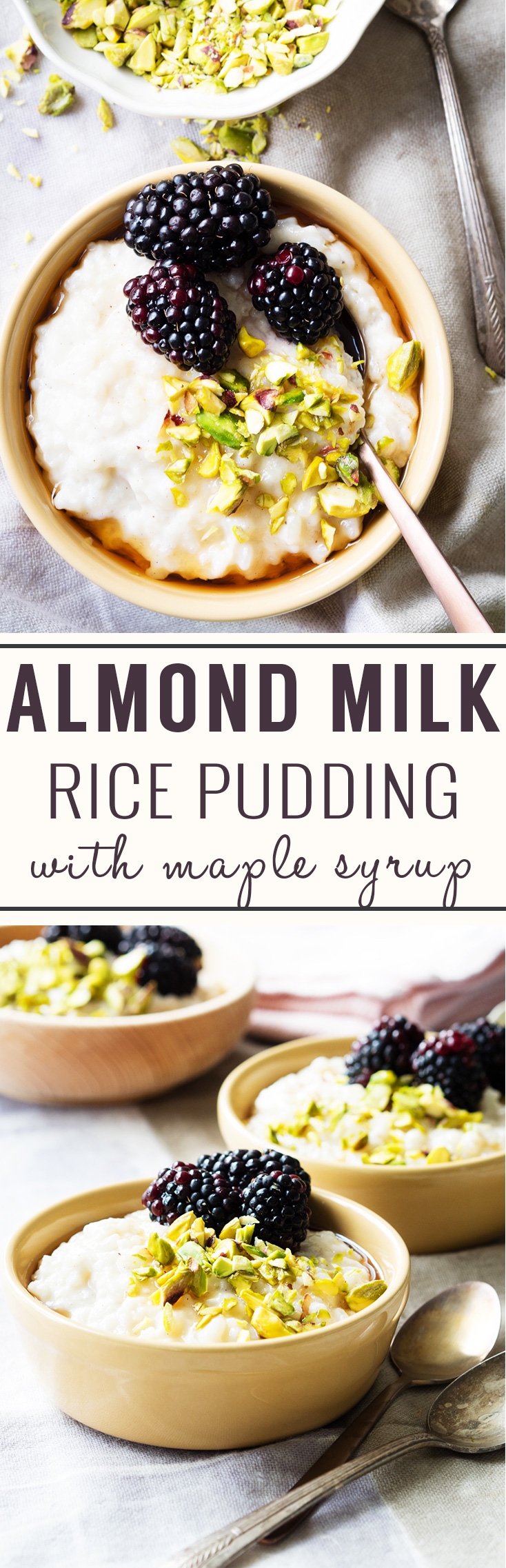 Almond Milk Rice Pudding (Vegan, GF, DF) The Worktop