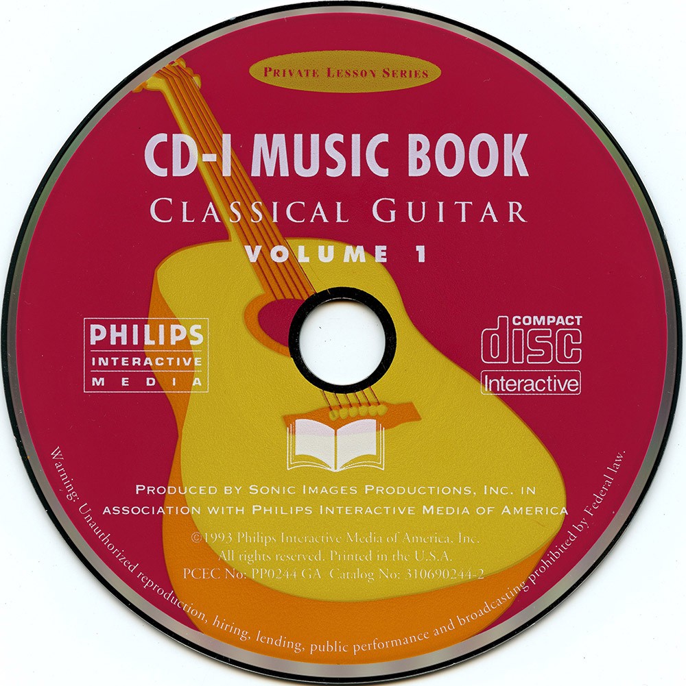 CDi Music Book Classical Guitar Volume 1 The World of CDi