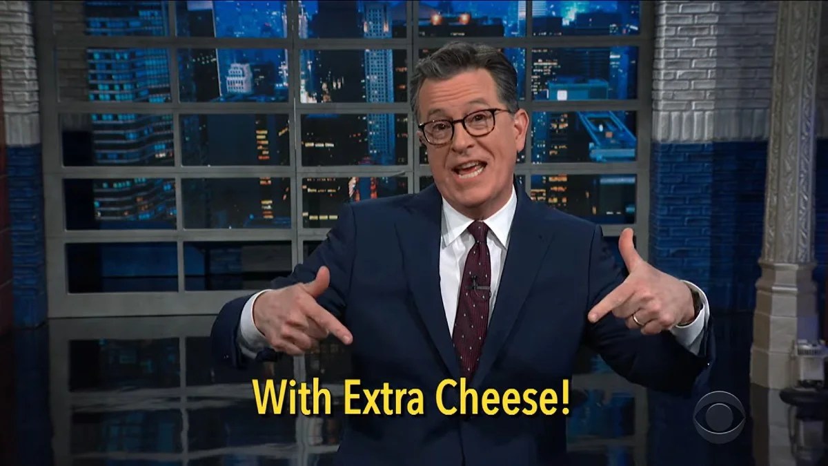 Colbert Loves Trump's 'Meatball Ron' DeSantis Nickname so Much He Set