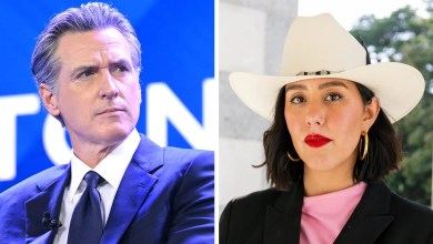 Meet the woman behind the viral train of Gavin Newsom