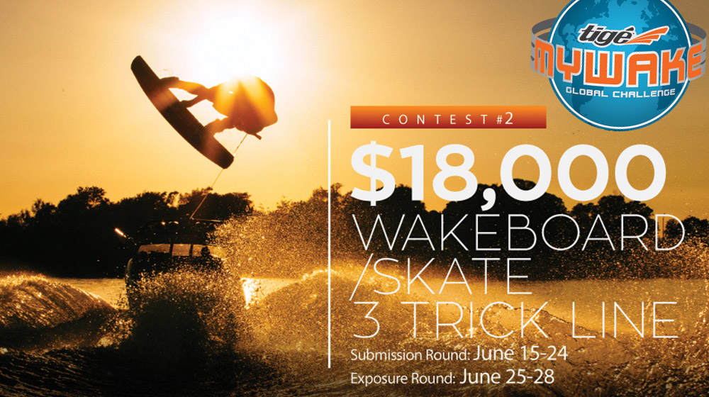 It’s On! The Tige MyWake Wakeboard and Wakeskate 3 Trick Line! World Wake Association