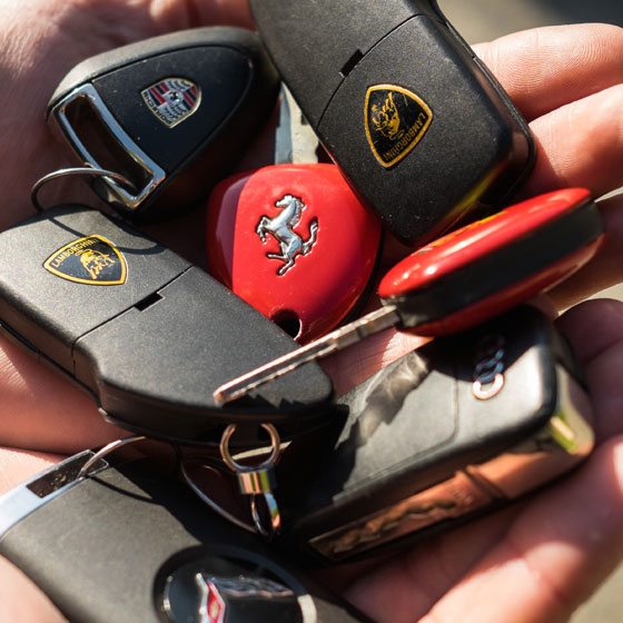 Exotic Car Keys