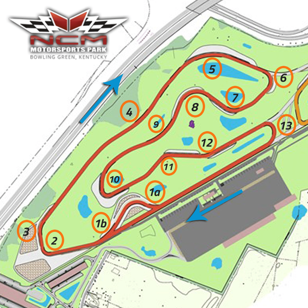Who has raced at the Corvette Museum track, KY? Grassroots Motorsports