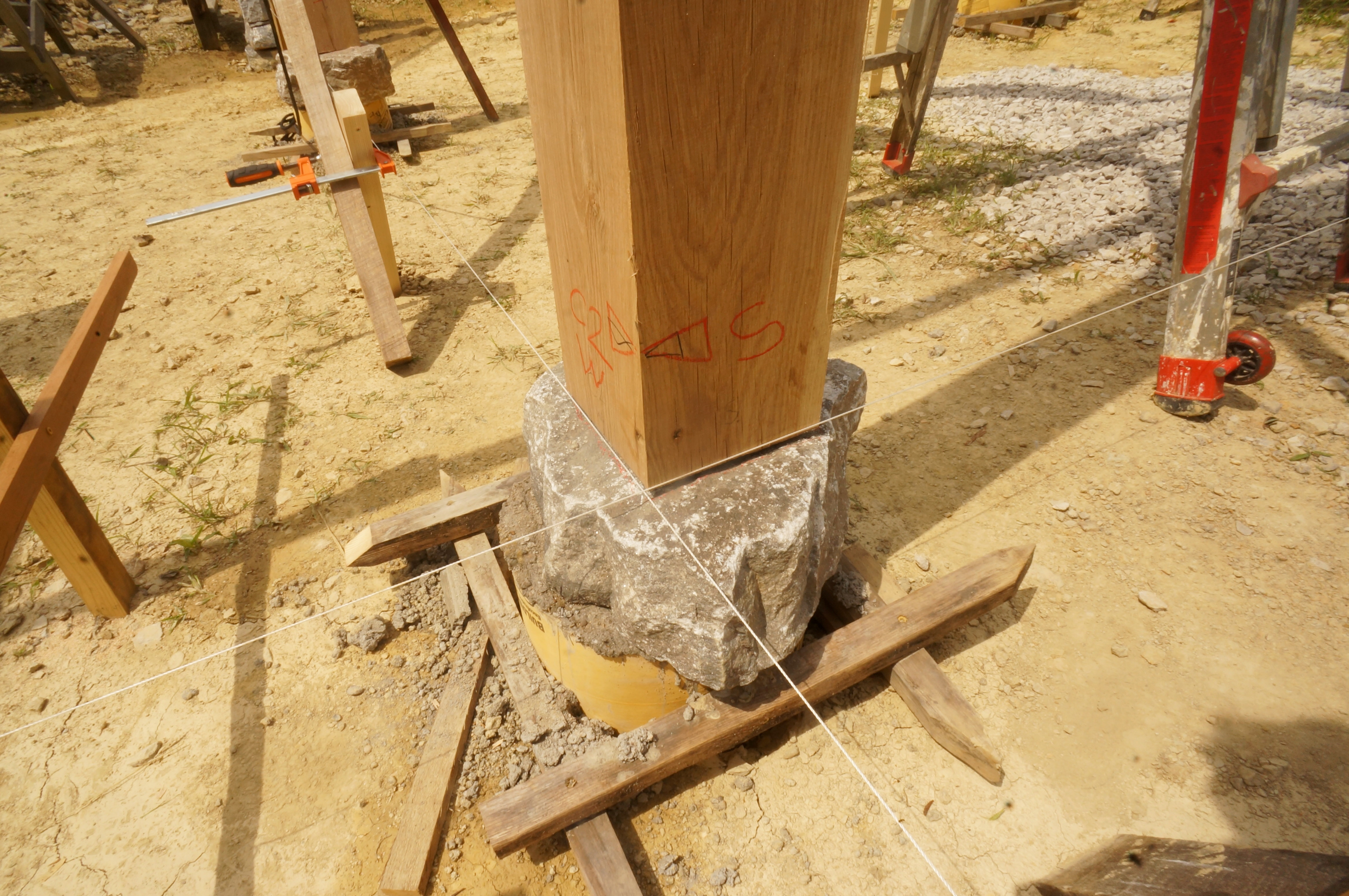 Scribing Wood to Stone How To Scribe to Stone Plinth The Year of Mud