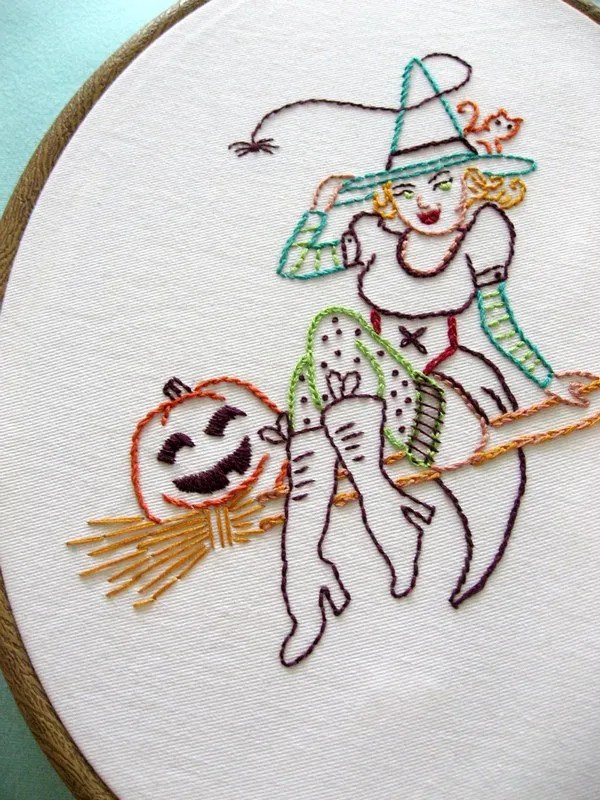 18 Free Halloween Embroidery Patterns The Yellow Birdhouse